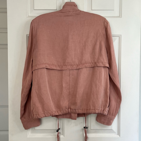 SOLD 💟 RAILS Collins Utility Linen Blend Jacket in Rose Dust Size Small - Picture 8 of 16